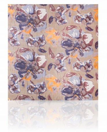 Палантин Женский S30-BIGFLOWER/TAUPE